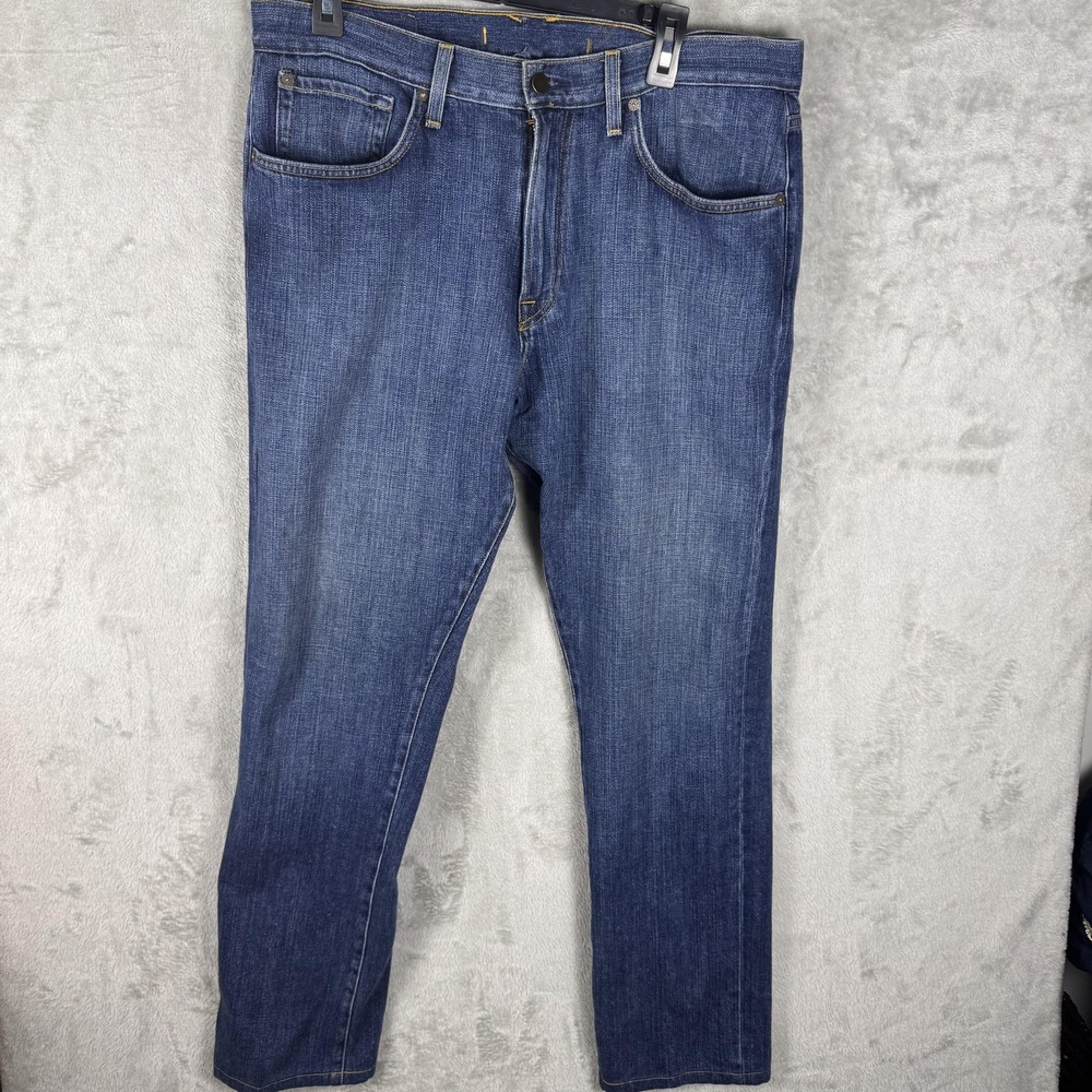 Agave Denim Jeans Mens 36x29 Relaxed Straight Waterman Merced Soft California